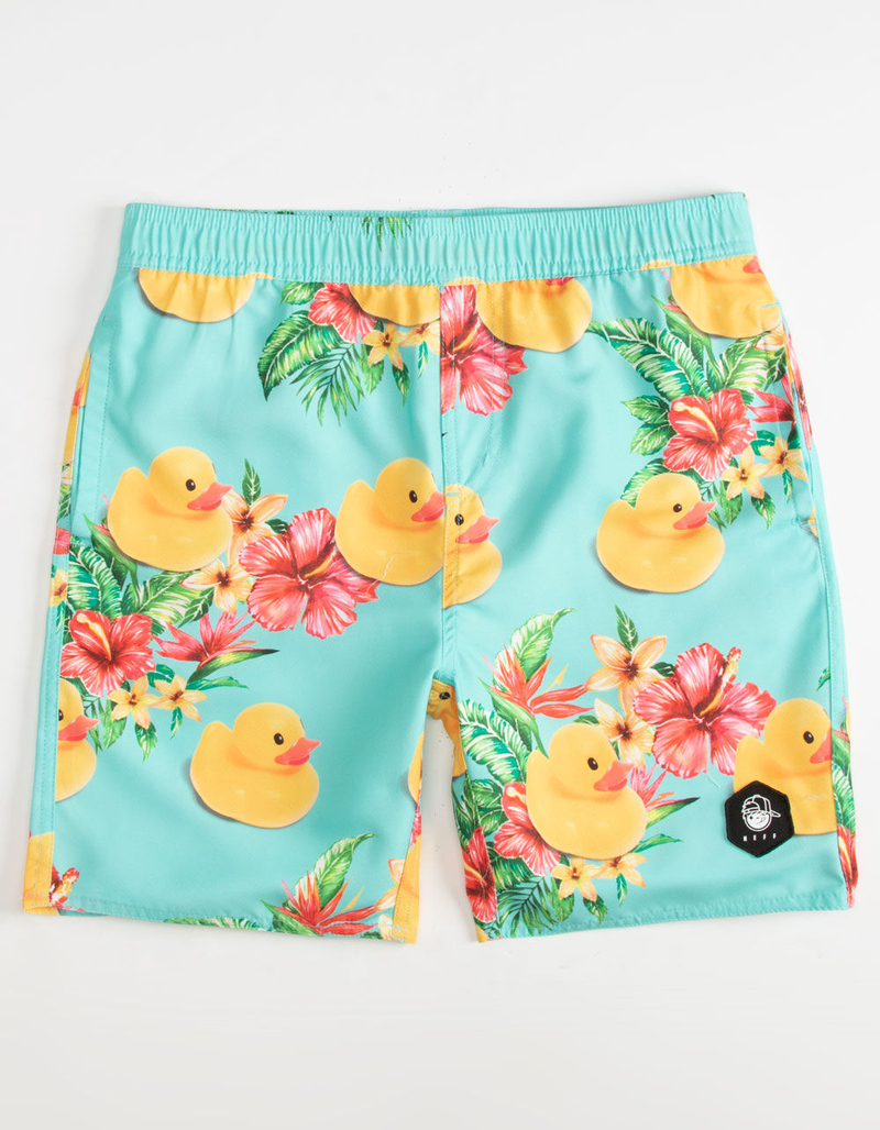 NEFF Warped Ducky Boys Volley Shorts image number 0