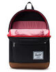 HERSCHEL SUPPLY CO. Pop Quiz Black & Saddle Brown Backpack image number 3