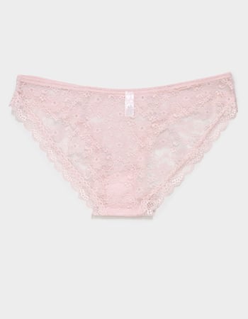 FULL TILT Allover Lace Bikini Panties Alternative Image