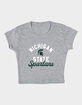 MICHIGAN STATE UNIVERSITY Classic Script Womens Baby Rib Tee image number 4