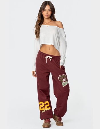 EDIKTED Cropped Off Shoulder Top Alternative Image
