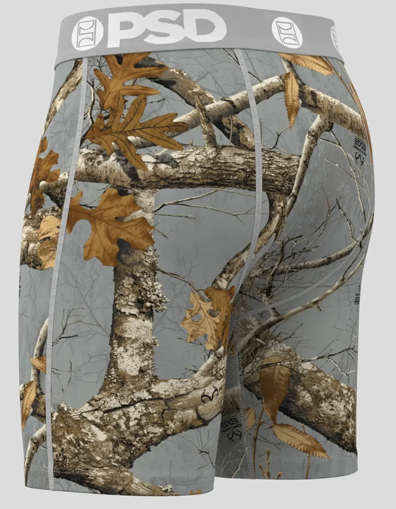 PSD x Realtree Edge Grey Mens Boxer Briefs image number 2