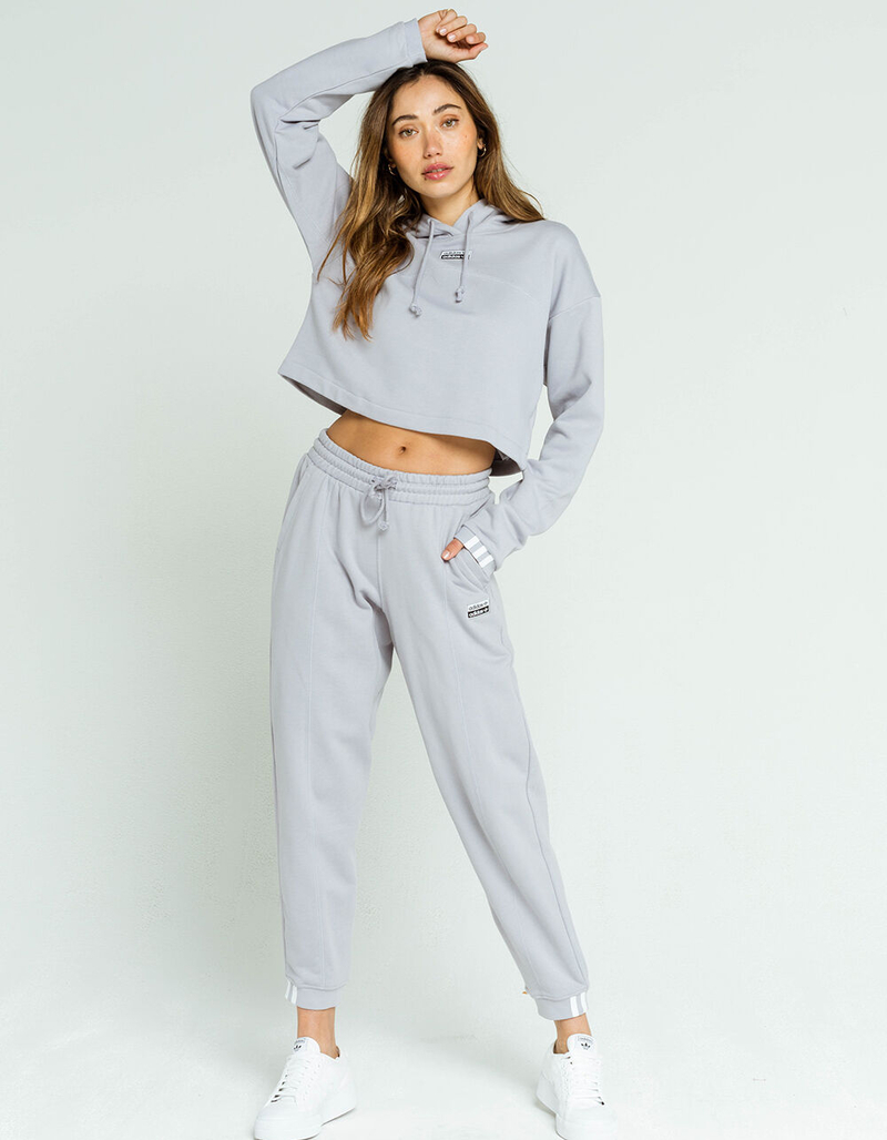 ADIDAS R.Y.V. Womens Cropped Hoodie image number 3