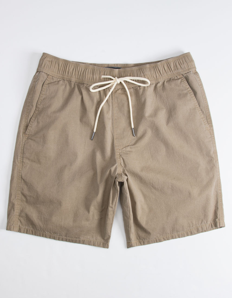 VALOR Benny Twill Taupe  Mens Volley Shorts image number 0