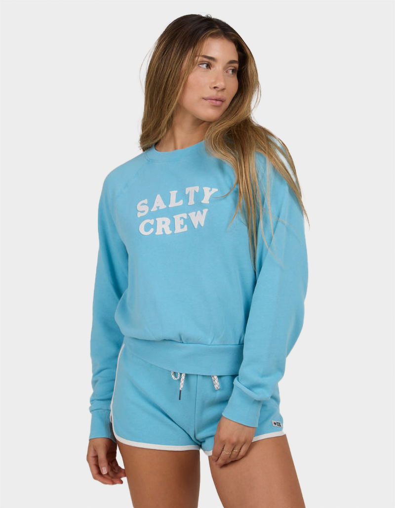 SALTY CREW First Mate Womens Crewneck Sweatshirt image number 0
