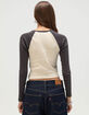 BILLABONG Eye Vibe Womens Long Sleeve Raglan Tee image number 4
