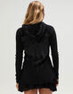 AFFLICTION Chaos Womens Button Up Hoodie image number 1