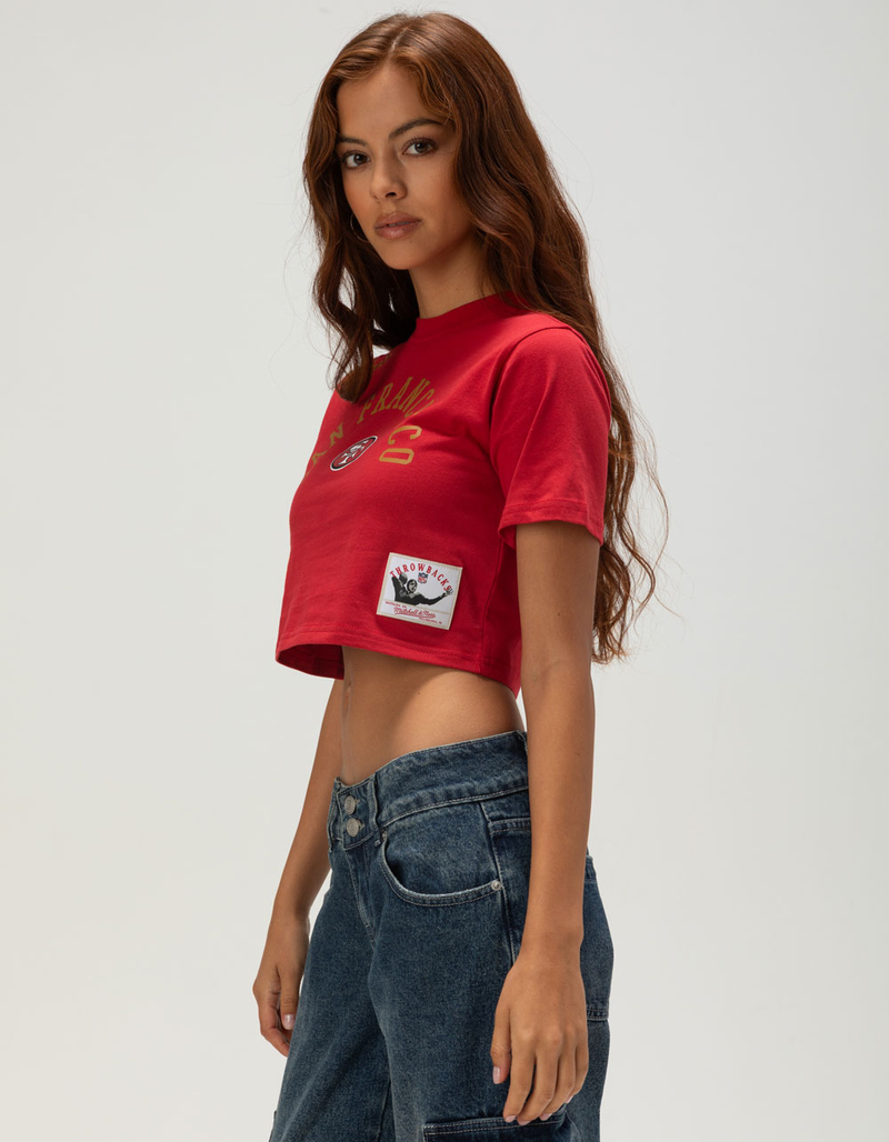 MITCHELL & NESS San Francisco 49ers Womens Crop Tee image number 2