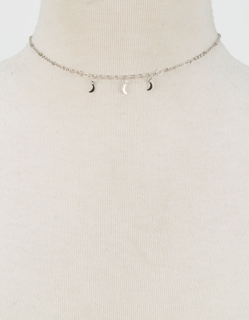 FULL TILT 5 Pack Moon & Open Heart Choker Set image number 2