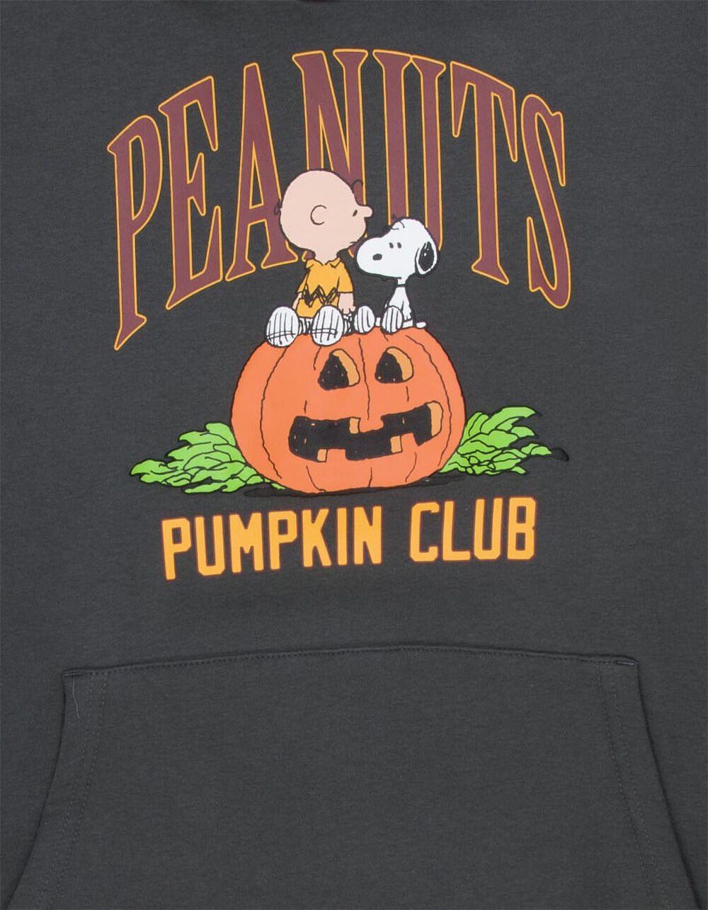 t*t様 アンティック-珈琲店-×HELLCATPUNKS コラボプルパーカー RSQ x Peanuts Pumpkin Club Mens Oversized Hoodie - DARK GRAY | Tillys