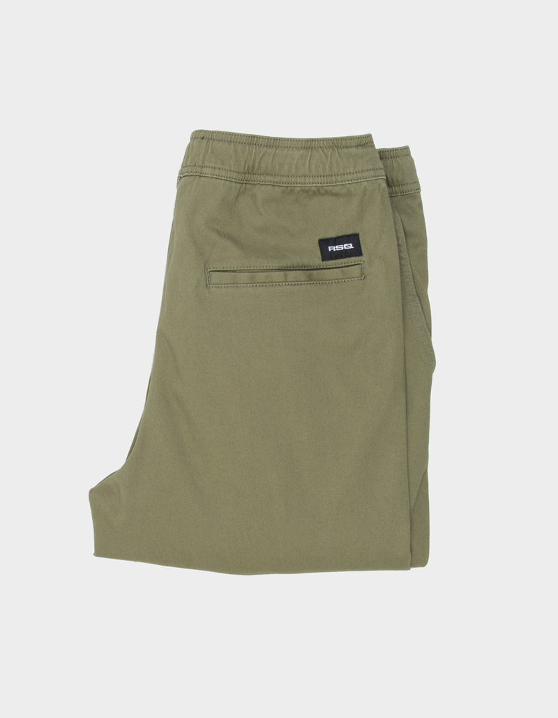 RSQ Mens Straight Twill Pull On Pants image number 5
