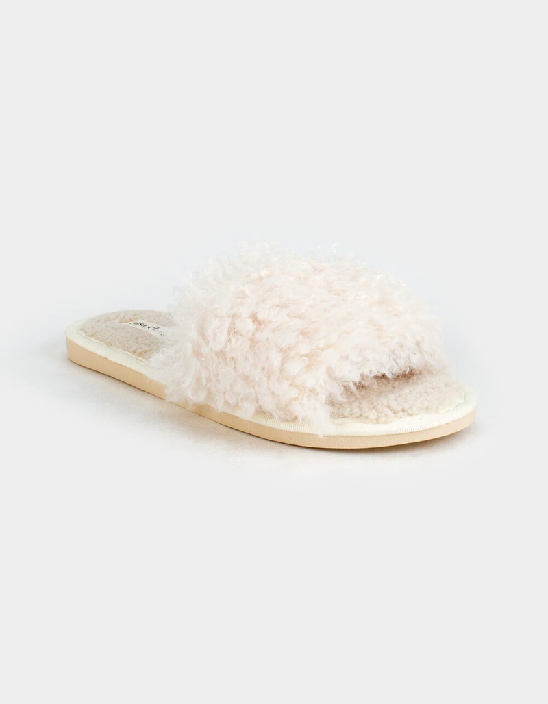 CASA CLARA Lola Womens Ivory Slippers image number 0