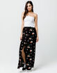 SKY AND SPARROW Floral Button Front Maxi Skirt image number 1