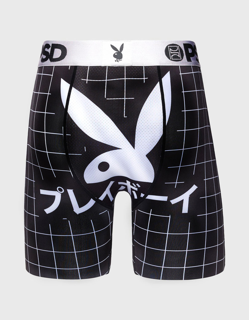 PSD Rhd Kanji Grid Playboy Mens Boxer Briefs image number 3