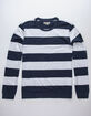 CHARLES AND A HALF Stripe Navy Mens Rugby Shirt