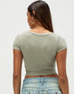 HEART & HIPS Womens Scoop Neck Top image number 4