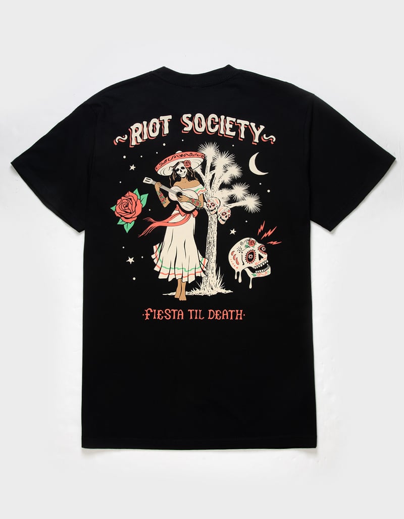 RIOT SOCIETY Fiesta Till Death Mens Tee image number 0