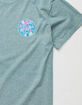 SANTA CRUZ Iridescent Dot Eco Mens Aqua T-Shirt image number 4