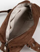 Studded Faux Suede Shoulder Bag  image number 8