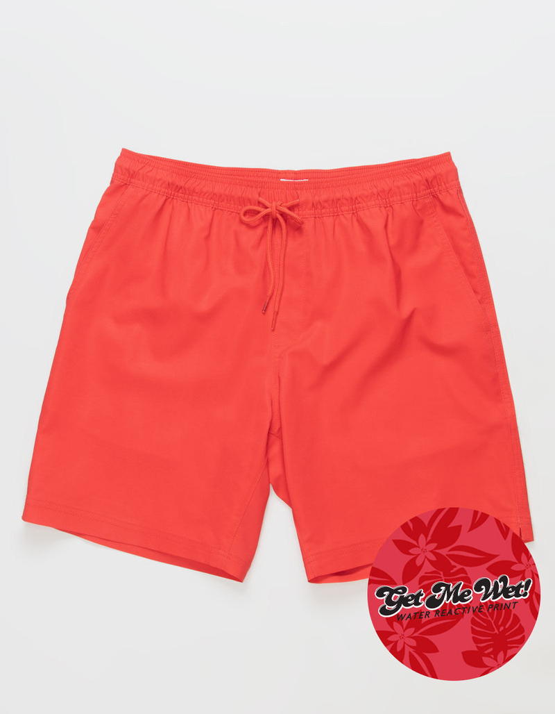 BLUE CROWN Miami Garden Color Changing Mens 7" Swim Shorts image number 1