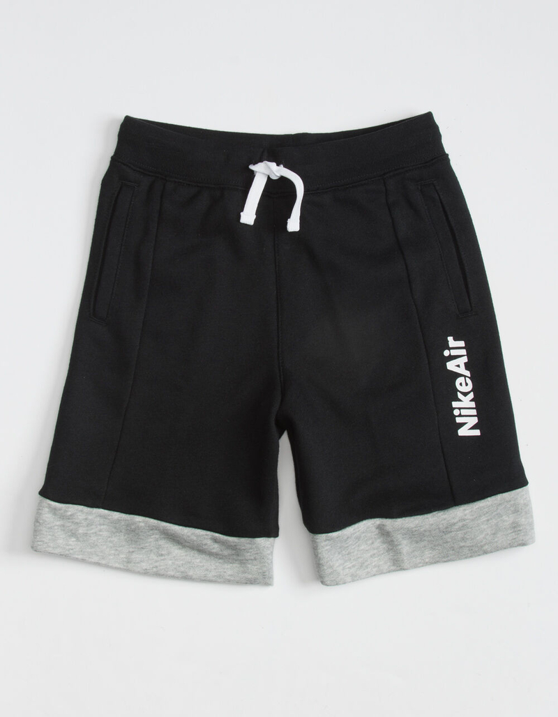 NIKE Air Little Boys Black Sweat Shorts (4-7) image number 0