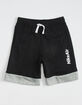 NIKE Air Little Boys Black Sweat Shorts (4-7) image number 1