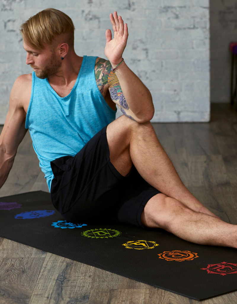 GAIAM 6MM Chakra Yoga Mat image number 1