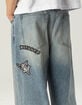RSQ Patches Mens Extra Baggy Jeans image number 5