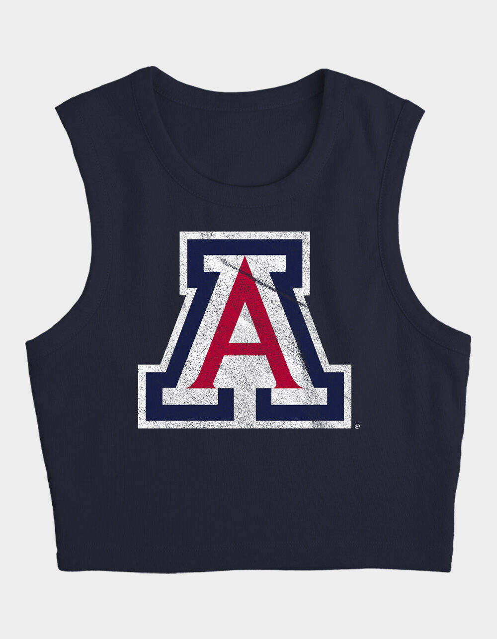 THE UNIVERSITY OF ARIZONA Distressed Primary Logo Womens Cropped