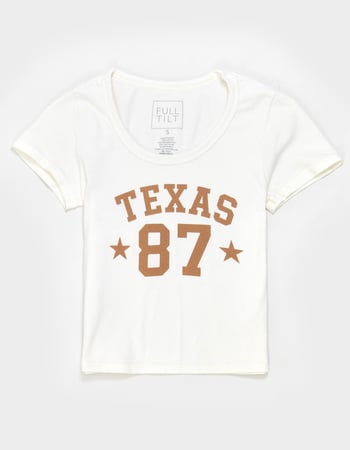 FULL TILT Texas 87 Girls Baby Tee FULL TILT Texas 87 Girls Baby Tee Primary Image