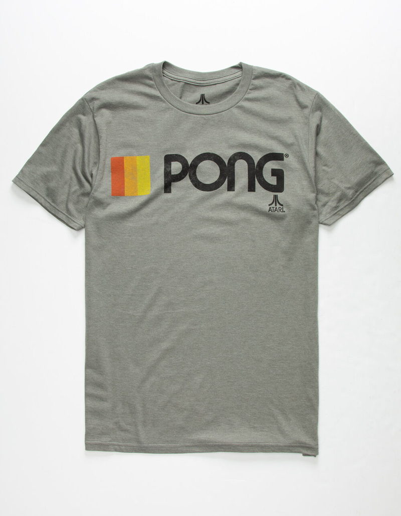 RIPPLE JUNCTION Atari Pong Logo Mens Tee image number 0