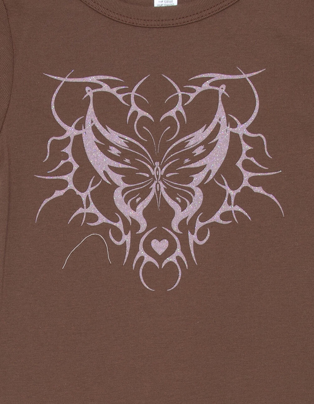 FULL TILT Y2K Butterfly Girls Tee - BROWN | Tillys
