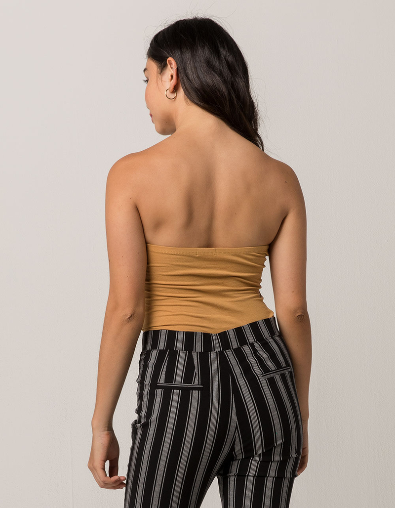 BOZZOLO Gold Womens Tube Top image number 2