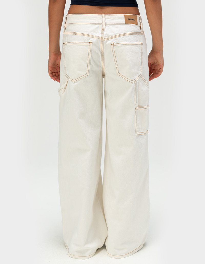 RSQ Womens Low Rise Extreme Baggy Carpenter Jeans image number 2