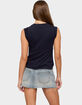 EDIKTED Rusanna V-Neck Babydoll Top image number 6