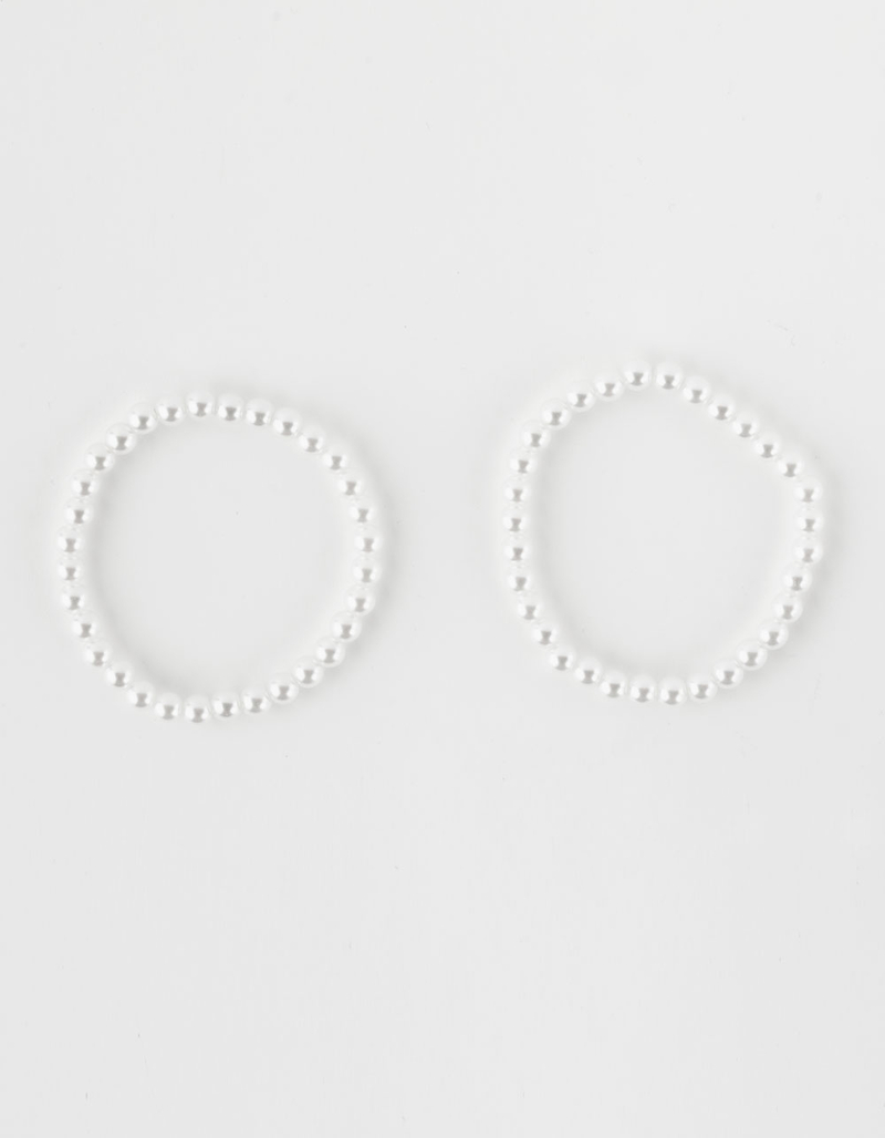 RSQ 2 Pack Pearl Bracelet Set image number 1