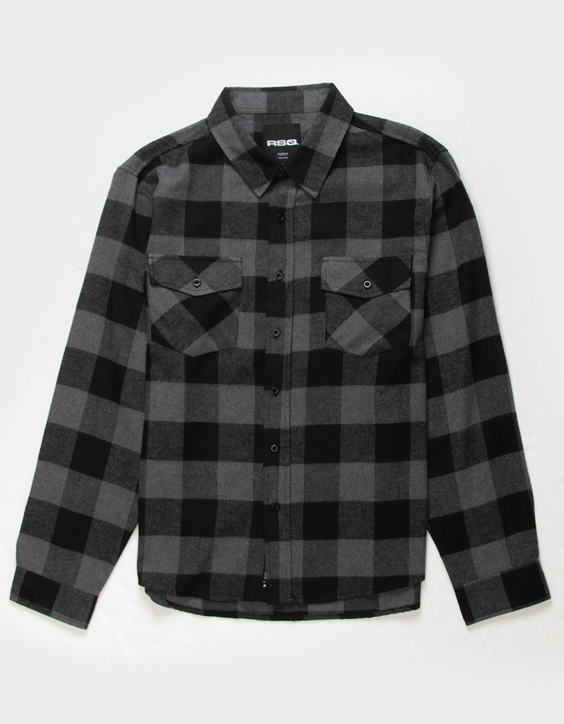 RSQ Mens Plaid Flannel image number 1