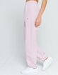 CHAMPION Boyfriend Reverse Weave Womens Light Pink Sweatpants image number 3
