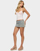 EDIKTED Lolah Snap Waist Denim Mini Skort image number 4
