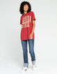 THE ORIGINAL RETRO BRAND FSU Florida State University Womens Oversized Tee image number 5