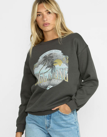 BILLABONG Wonderland Calls Womens Crewneck Sweatshirt Alternative Image