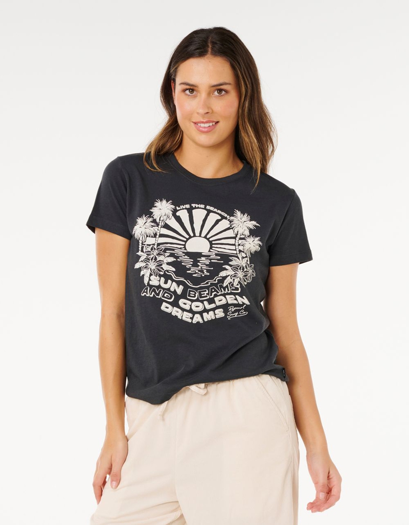 RIP CURL Sun Beams Womens Standard Tee image number 0