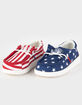 HEY DUDE Wally Youth Patriotic American Flag Boys Shoes image number 1
