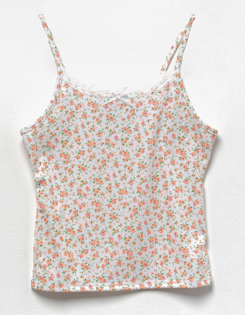 RSQ Girls Ditsy Pointelle Tank Top image number 1