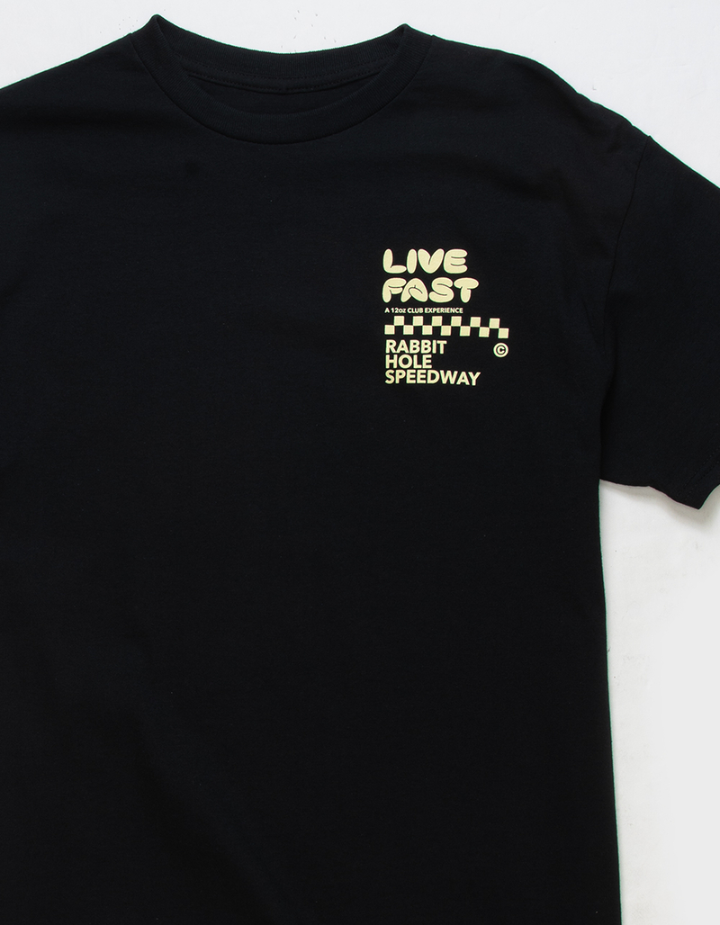 12OZ CLUB Live Fast Mens Tee image number 2