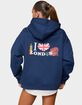 EDIKTED Love London Oversized Hoodie image number 3