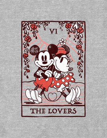 DISNEY The Lovers Card Unisex Tee Alternative Image