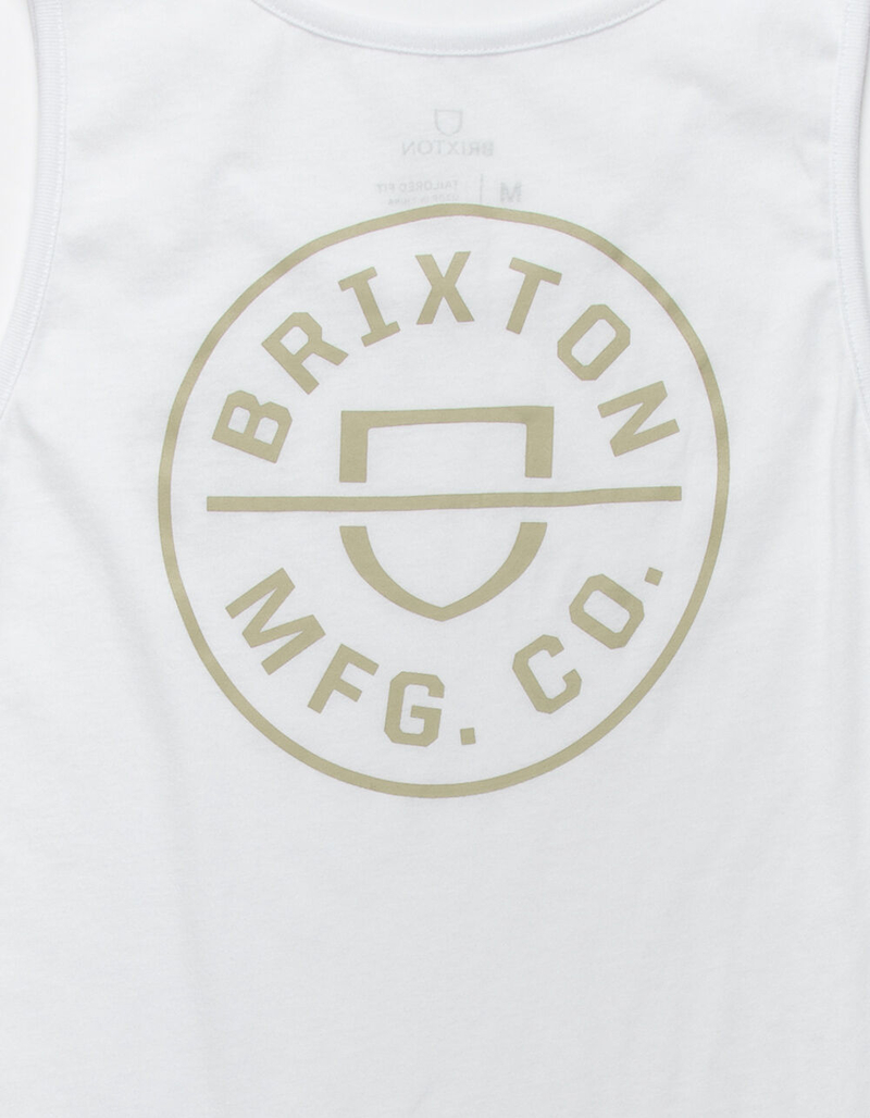BRIXTON Crest Mens White Tank image number 3