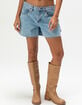 RSQ Womens Low Rise Baggy Carpenter Shorts image number 2