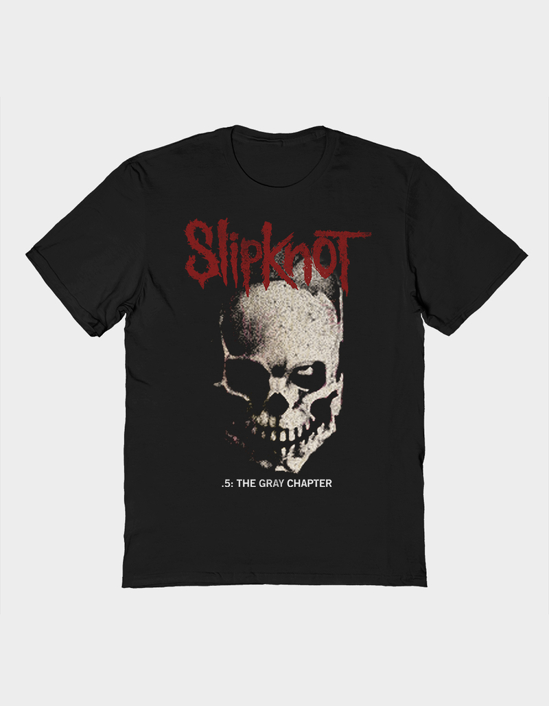 SLIPKNOT Gray Chapter Big Skull Unisex Tee image number 0